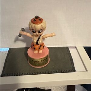 Bamm Bamm (Flintstones) push button puppet from 1960s.